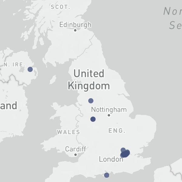 Map Multi Family Offices UK