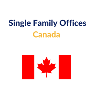 Single Family Offices Canada