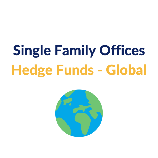 Single Family Offices Hedge Fund Investor
