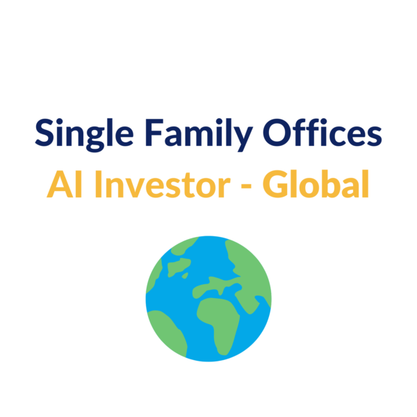 Single Family Offices Artifical Intelligence Investors