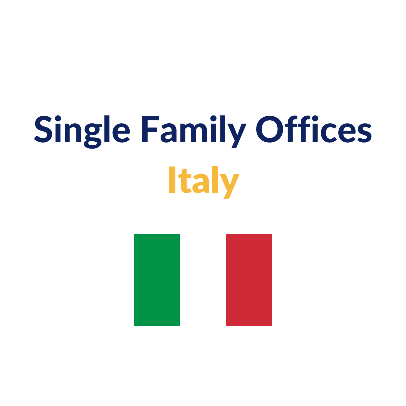 Single Family Offices Italy